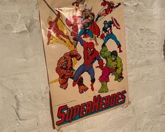 Vintage Marvel poster