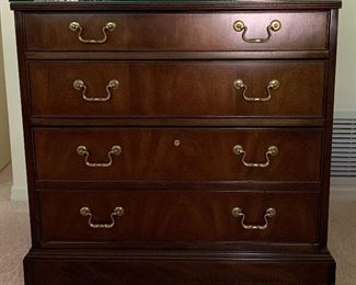 National Mt Airy Executive Desk and Matching File Cabinet