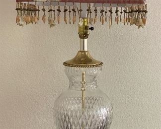 Crystal Lamps pair (Shades sold separately)