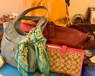 Coach purses, scarf, wallets & agenda