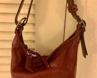 Coach Deep Red Bucket Purse