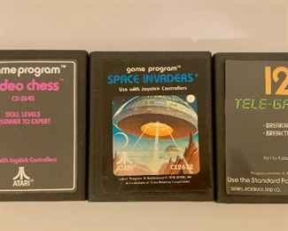 Atari Video Chess, Space Invaders & Atari Tele-Games