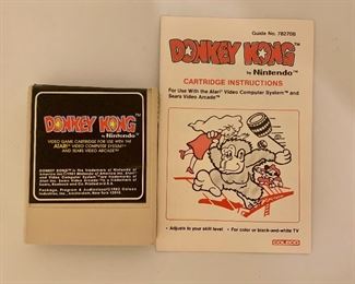 Atari Donkey Kong Game & Manual
