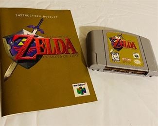 Zelda N64 Nintendo 64 Game w/ Manual EUC 