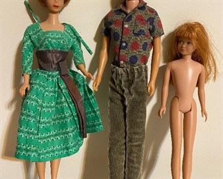 1960’s Mod Barbie, Ken & Skipper 