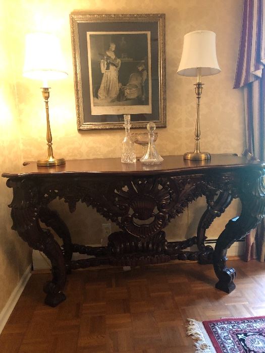 Beautiful Large Carved sideboard. 