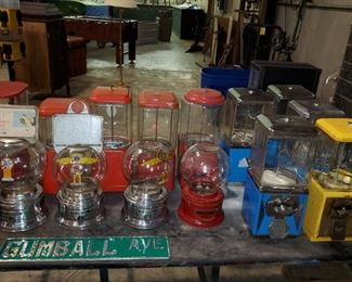 Antique gum machines