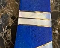 4pc Santa Fe Stoneworks Steak Knives Gemstone Inlay Knife Set Knife: 8.25