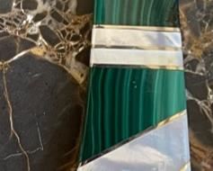 4pc Santa Fe Stoneworks Steak Knives Gemstone Inlay Knife Set Knife: 8.25