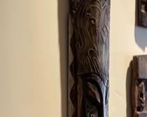Hand Carved Tribal Mask 30.5 x 6 x 3