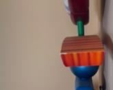 Joseph Gohier Artist Made Whimsical Shelf 66x26x6.5in