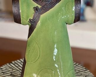 Ceramic Asian Robe Statue	13x9x3in
