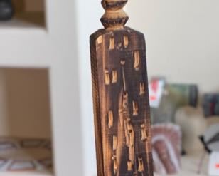 Kenya Wood Statue 25x4x3.5in