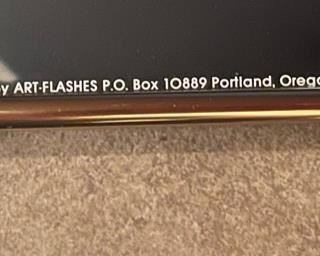 Mask Hysteria First Edition Poster 1982 Framed 25x19in