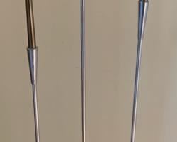 3 Piece Large Floor Standing Candle Holders 45x4x4