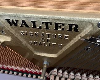Charles R. Walter  Traditional Console Piano	43x59x23in

