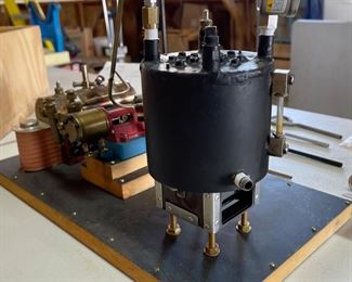 Model Steam Engine Fully Functional	11x16x9in
