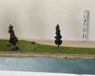 N-scale Train Display Board 8x12x78in