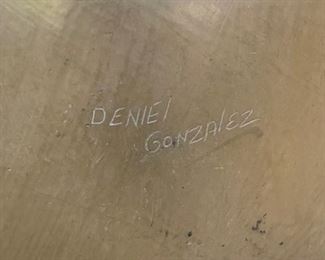 Mata Ortiz Polychrome Pottery Gonzales Pot	8in H x 12.5in Diameter
