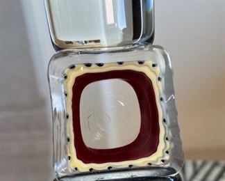 Michael Meilahn Contemporary Art Glass Trumpet Vase Purple O'Meilahn	18.5in H x 9.75in Diameter
