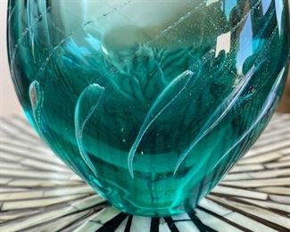Art Glass Signed Vase	5x3.5x2.25in
