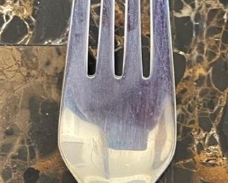 1960s MCM Reed & Barton Dimension Sterling Silver Flatware Set Silverware	
