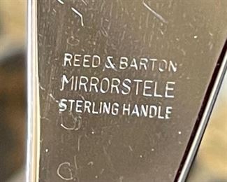 1960s MCM Reed & Barton Dimension Sterling Silver Flatware Set Silverware	
