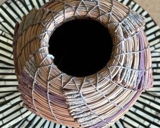 Torrey Pine Needle Basket by Francina & Neil Prince TALL KRANEK-PRINCE STUDIO	10.5in H x 7in Diameter
