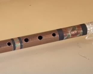 Robin Hodgkinson Ceramic Flute Pottery	19.5in long x 1.25
