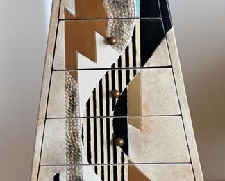 Lam Lee Contemporary Desktop Chest of Drawers LamLee	17.25x12x8.25in
