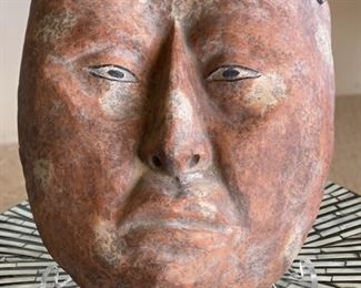 Ceramic Face Decor	12x9.75x4.5in
