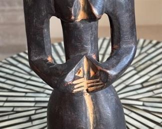 16in Ghana Hand Carved Figure	16x3.25x2.5in
