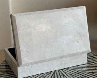 Travertine Tile Trinket Box	3x10.5x6.5in
