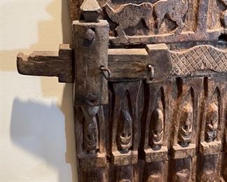 Dogon Door From Mali Africa Primitive Wood Panel Large Door	57 x 28 x 2
