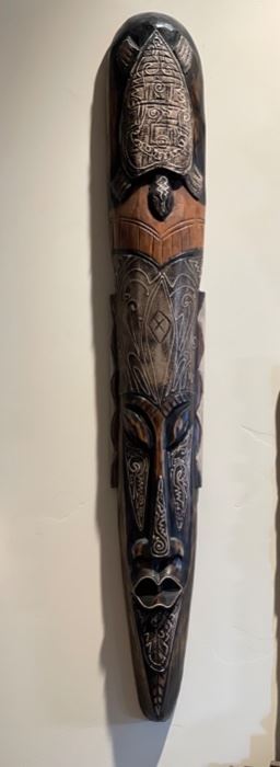 Hand Carved Tribal Mask	30.5 x 6 x 3
