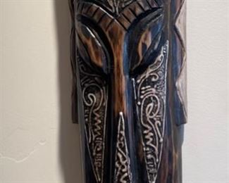 Hand Carved Tribal Mask	30.5 x 6 x 3
