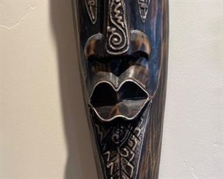Hand Carved Tribal Mask	30.5 x 6 x 3
