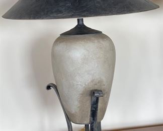 Ceramic & Bronze Table Lamp #2	30in H x 22in Diameter
