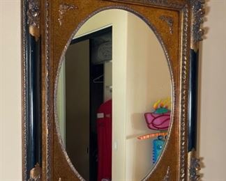 Ornate Oval Mirror	50x41x3.5in
