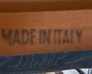 Italian Modern Maple Burl Bench Settee	36x48x21.5in
