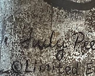 Judy Peele Tribal People Pottery Ceramic  Figure Art	11.5in H x 5x4in
