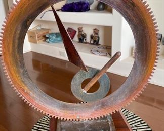 Steven Derks Rustic Metal Art Suspended Scale	19x17x6in
