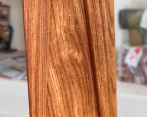 Teak Wood Contemporary Artist Made  Box Stand	20x5.25x5.25in
