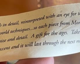 Montage Gilt Torso Statue on Stand #1	24.5x9.5x8.5in
