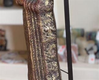 Montage Gilt Torso Statue on Stand #2	24.5x9.5x8.5in
