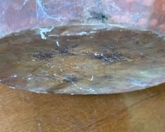 Huge Hammered Copper Vessel Planter	38in H x 17in Diameter
