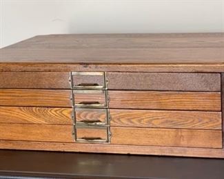 4-Drawer Type Set Printer Cabinet Artist Cab	8x23.5x18.5in
