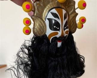 Vintage Chinese Ceramic Opera Mask Mini #4	Box : 2x7x4.5in
