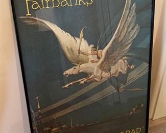 Douglas Fairbanks The Thief of Bagdad Poster Framed	28x20in
