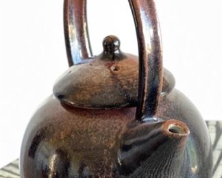 Studio Made Ceramic Teapot Bell 1980	9x5x7in
